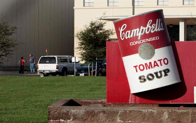 This Sept. 27, 2012 photo shows a Campbell Soup Co. factory in Sacromento, Calif.