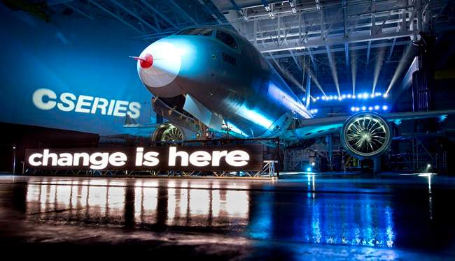 Bombardier's CSeries flight test vehicle is pictured March 7, 2013 in Mirabel, Que. Bombardier Inc. says that its new CSeries jetliners will need additional testing before they're ready to go into service. 