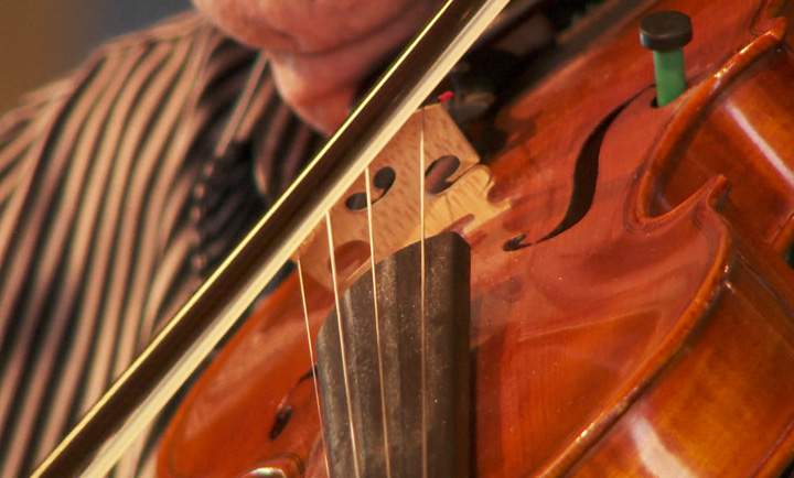 Fiddles get some rest after the 16th annual John Arcand Fiddle Fest comes to an end outside Saskatoon.