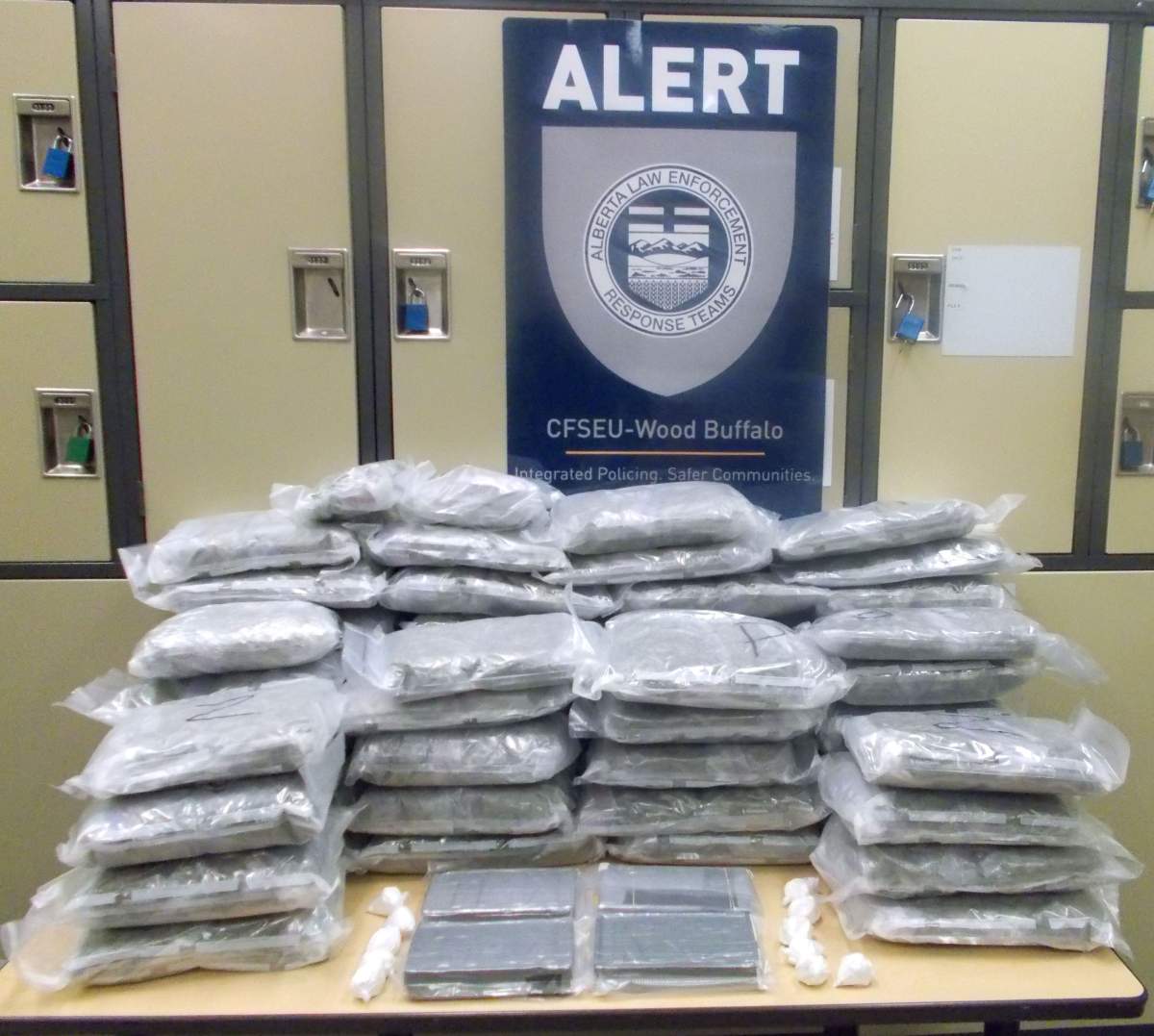 Drug bust in Fort McMurray.