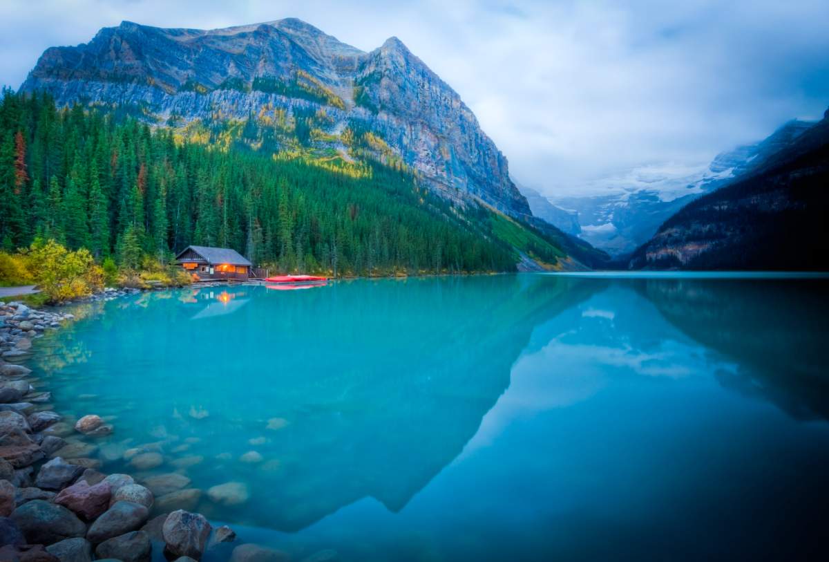 The lovely Lake Louise, Alberta.