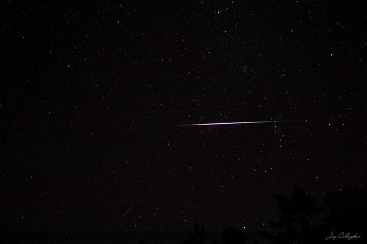 Try to catch some meteors during the first meteor shower of the spring, the Lyrids.