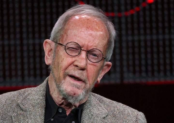 Elmore Leonard, pictured in 2010.