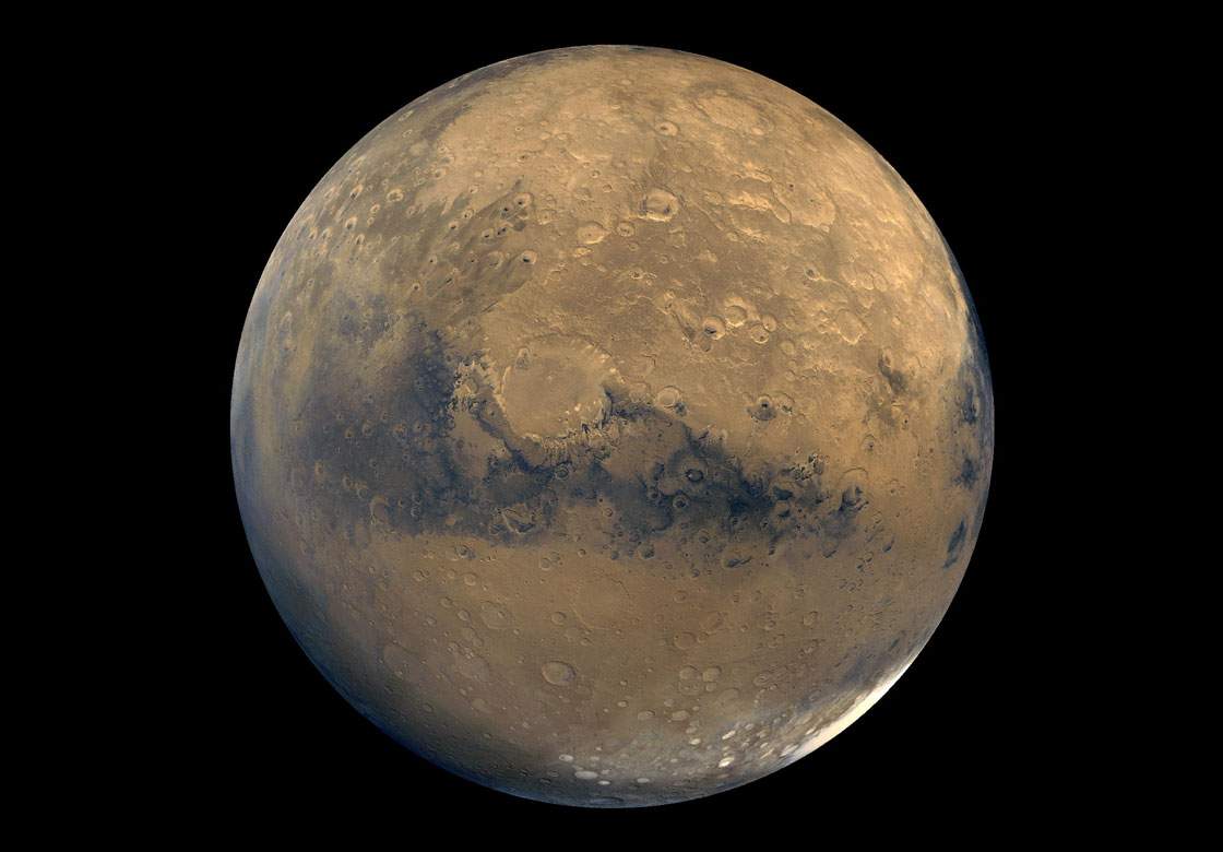 Supervolcanoes, similar to the one that sits beneath Yellowstone National Park, have been discovered on Mars.