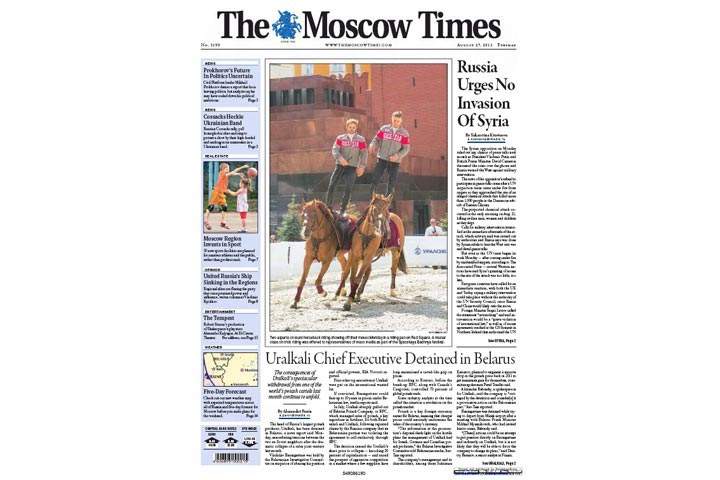 Gallery: Newspaper front pages morning after Kerry’s statement on Syria - image