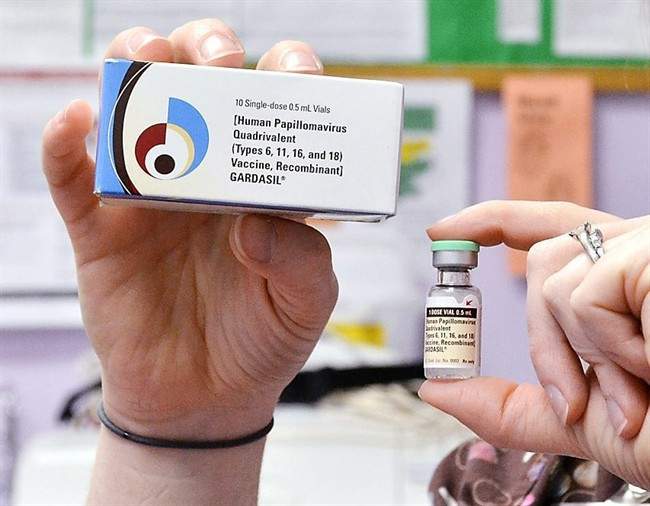 The HPV vaccine.
