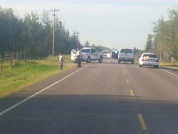 An RCMP officer is in hospital after an altercation during a traffic stop along a northwestern Alberta highway Wednesday afternoon.
