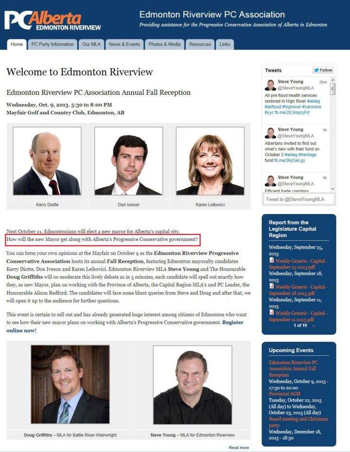 Controversial fundraiser has PCs and mayoral candidates under fire - image