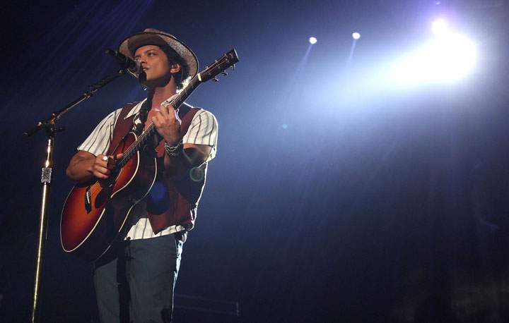 Bruno Mars, pictured in September 2013.