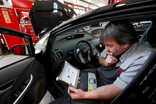 Hackers showed that they could slam on the brakes at freeway speeds, jerk the steering wheel or even shut down the engine, all from their laptop computers. 