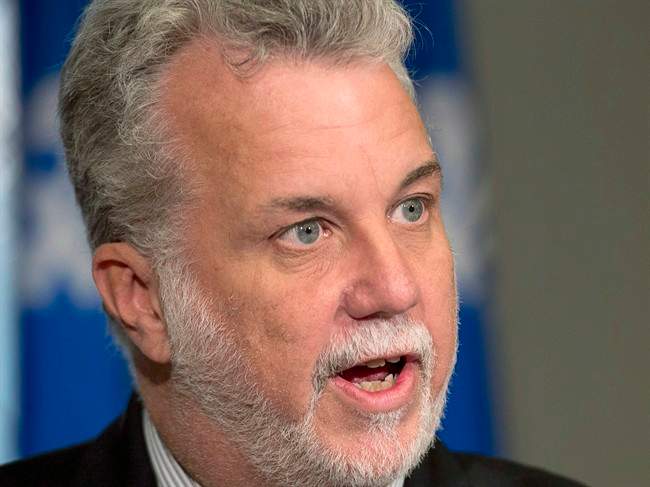 Quebec Liberal Leader Philippe Couillard