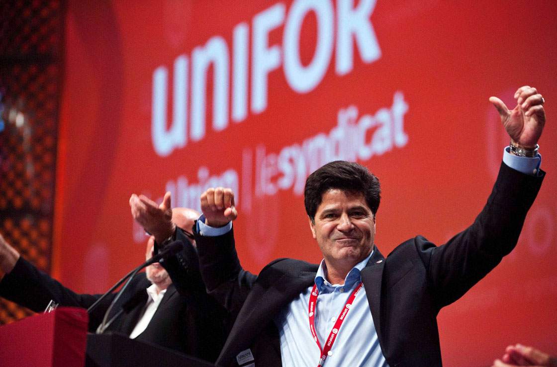 New Unifor president Jerry Dias. 