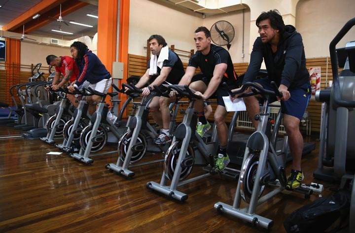 Spin class.