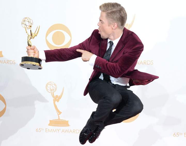 Derek Hough won an Emmy for choreography. (Getty Images)