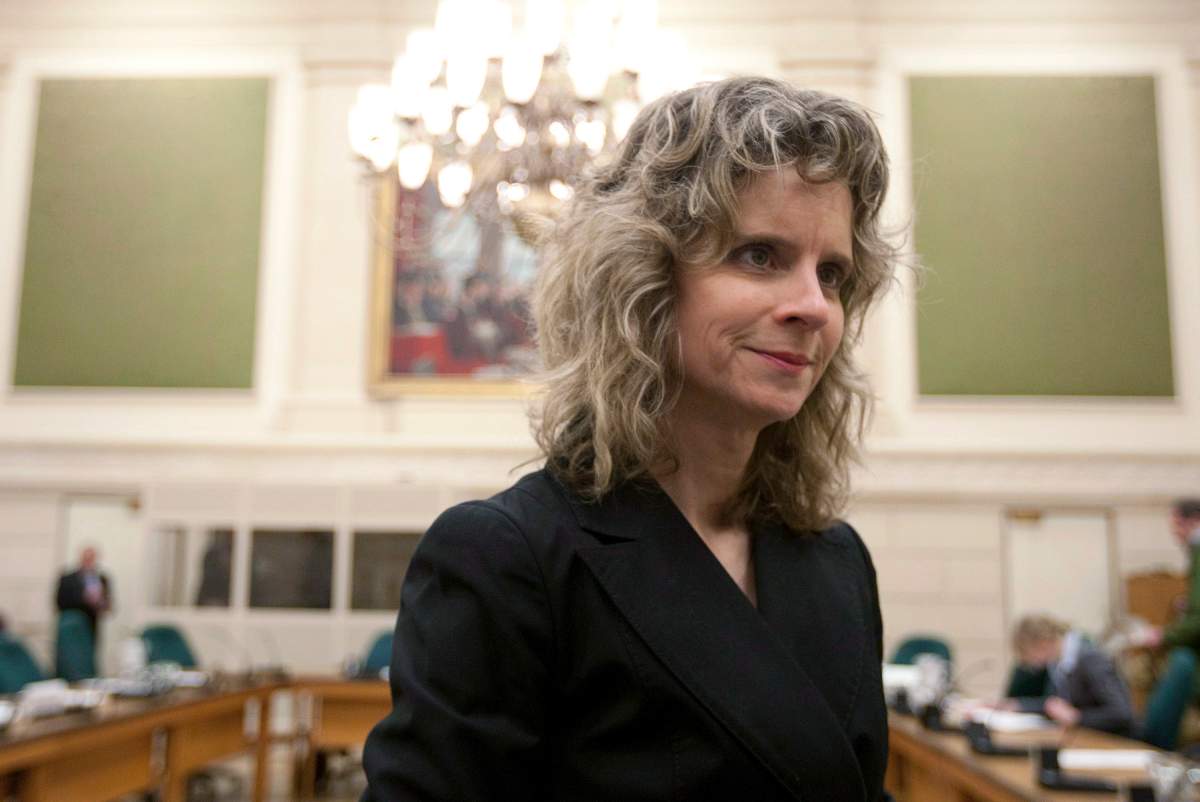 Commissioner of lobbying Karen Shepherd says her act is crucial in making transparent the conversations governments have on various policies, programs, regulations, and bills. Adrian Wyld/The Canadian Press.