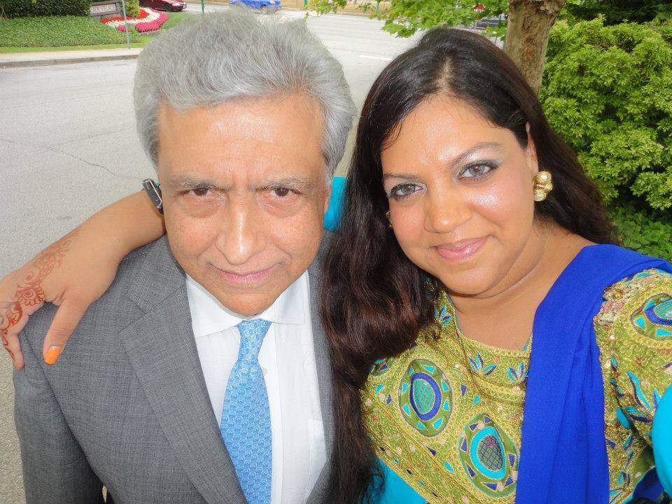Naguib (left) and Nabila Damji.