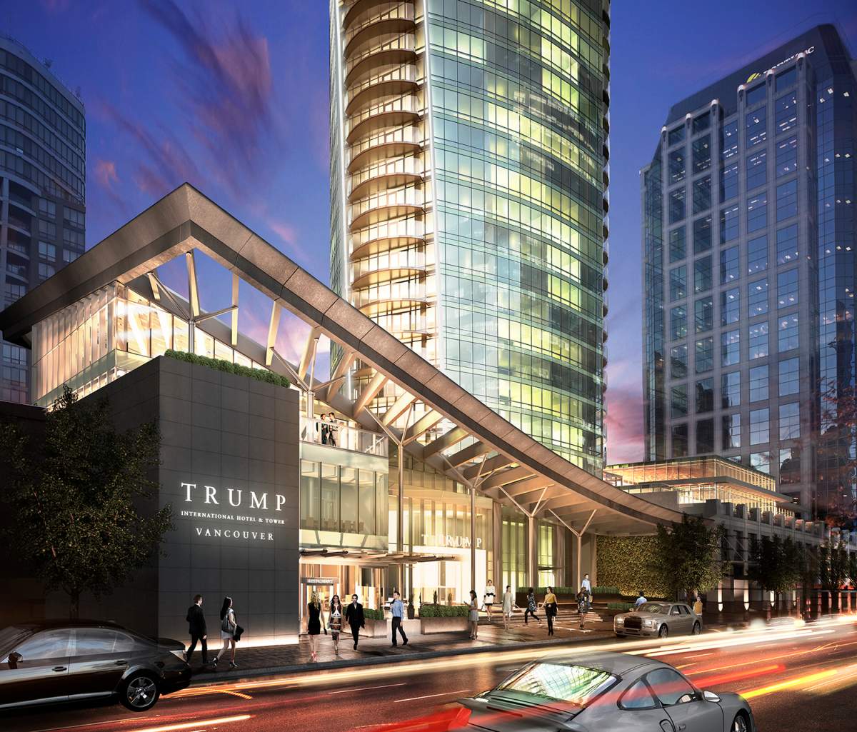 The Trump International Hotel & Tower Vancouver .