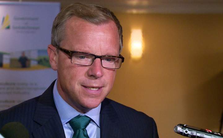 Saskatchewan premier Brad Wall.