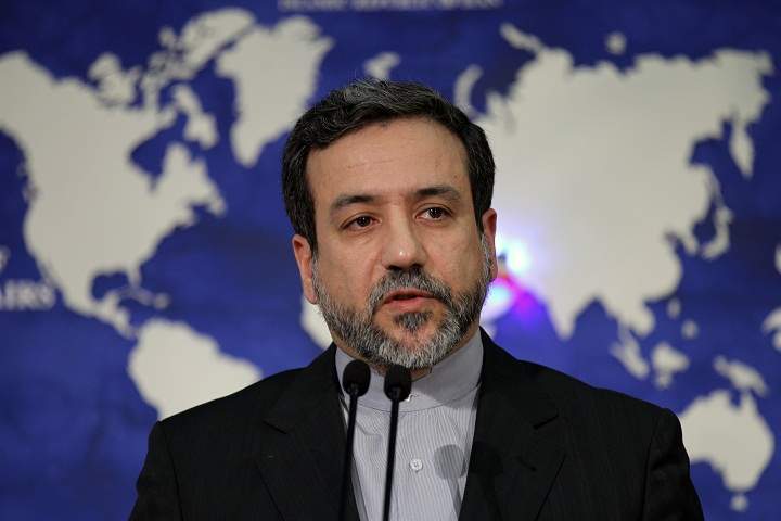 Newly appointed Iranian Foreign Ministry spokesman Abbas Araghchi addresses the room during a press conference in Tehran on May 14, 2013. 