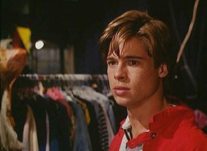 Brad Pitt in a scene from 1989’s ‘Cutting Class.’