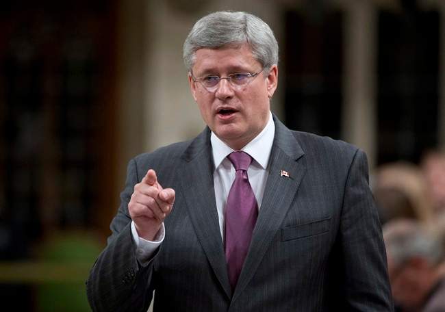 Prime Minister Stephen Harper isn't picking a winner for this weekend's Grey Cup showdown.