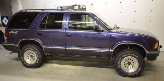 Chev Blazer police seized in Lethbridge; Credit: Cst. Steve Veale, LRPS Forensic Identification Unit