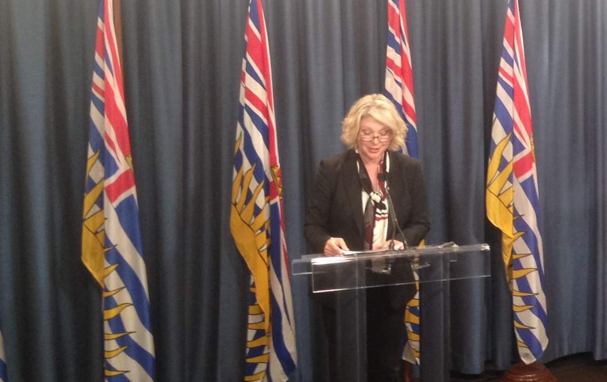 B.C. Environment Minister Mary Polak.