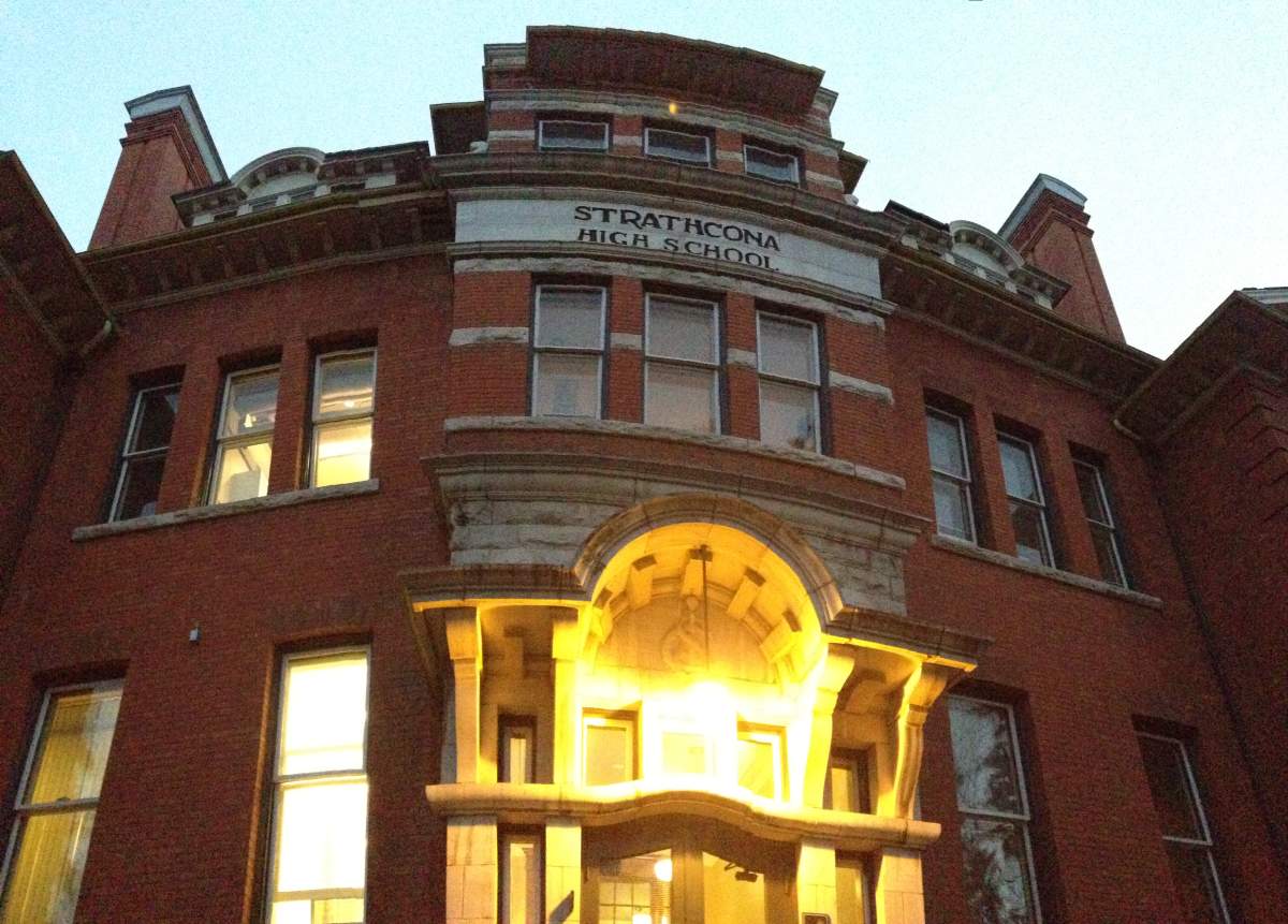 Old Scona Academic High School; Credit: Patricia Kozicka, Global News
