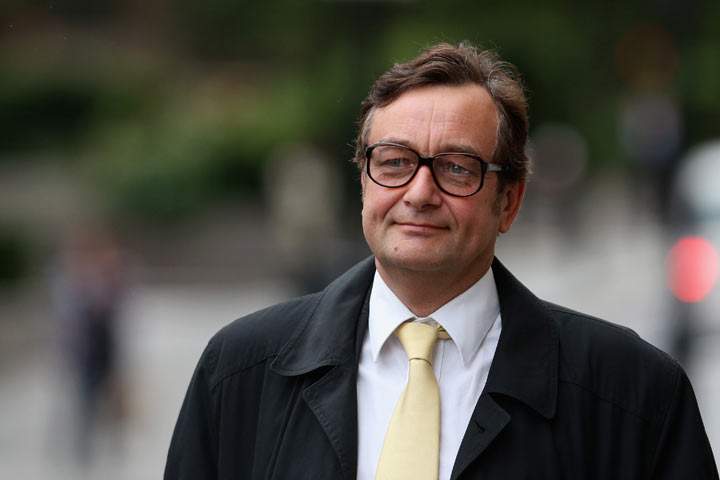 James Weatherup, former News of the World reporter, leaves the Old Bailey accused of conspiracy to access private voicemails on September 26, 2012 in London, England. Oli Scarff/Getty Images