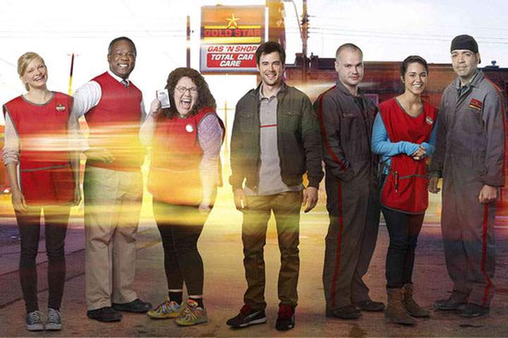 The cast of 'Lucky 7.'.