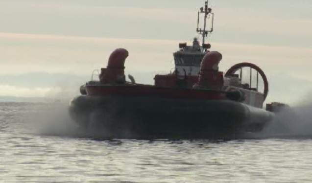 Crews searching for the missing canoeist.