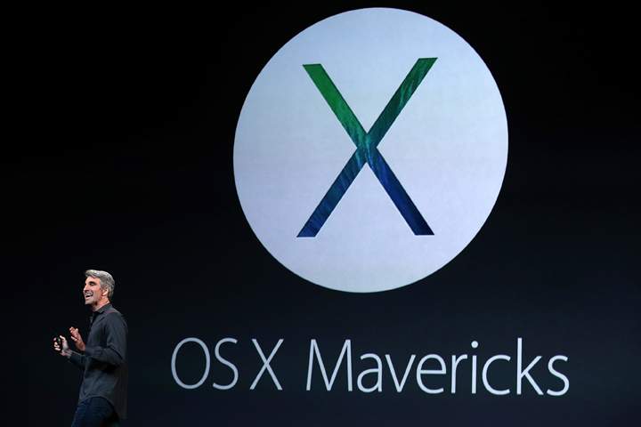 Apple Senior Vice President of Software Engineering Craig Federighi speaks during an Apple announcement at the Yerba Buena Center for the Arts on October 22, 2013 in San Francisco, California. 