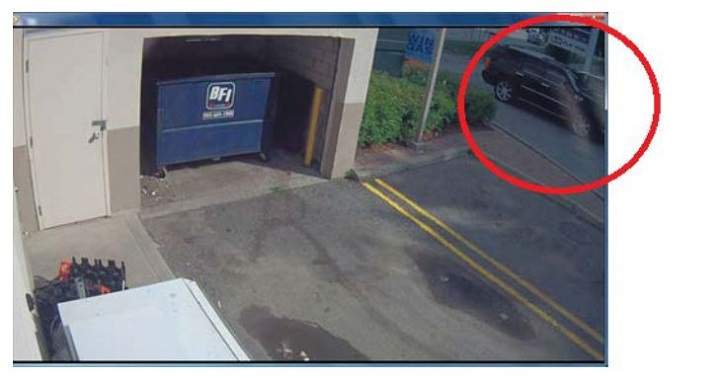 Police surveillance of Ford and Lisi with packages at a Scarlett Road gas station - image