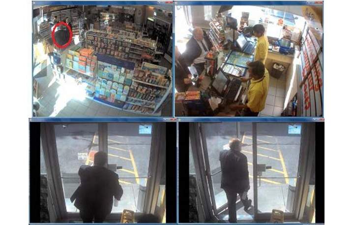 At approximately 5:47 pm Ford exits the station, gets back into his Escalade and exits the parking lot.