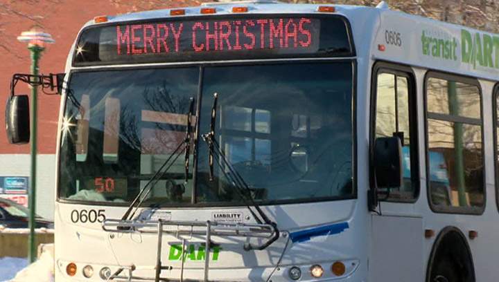 Merry Christmas bus complaint made by Saskatoon man dismissed by Saskatchewan Human Rights Commission.