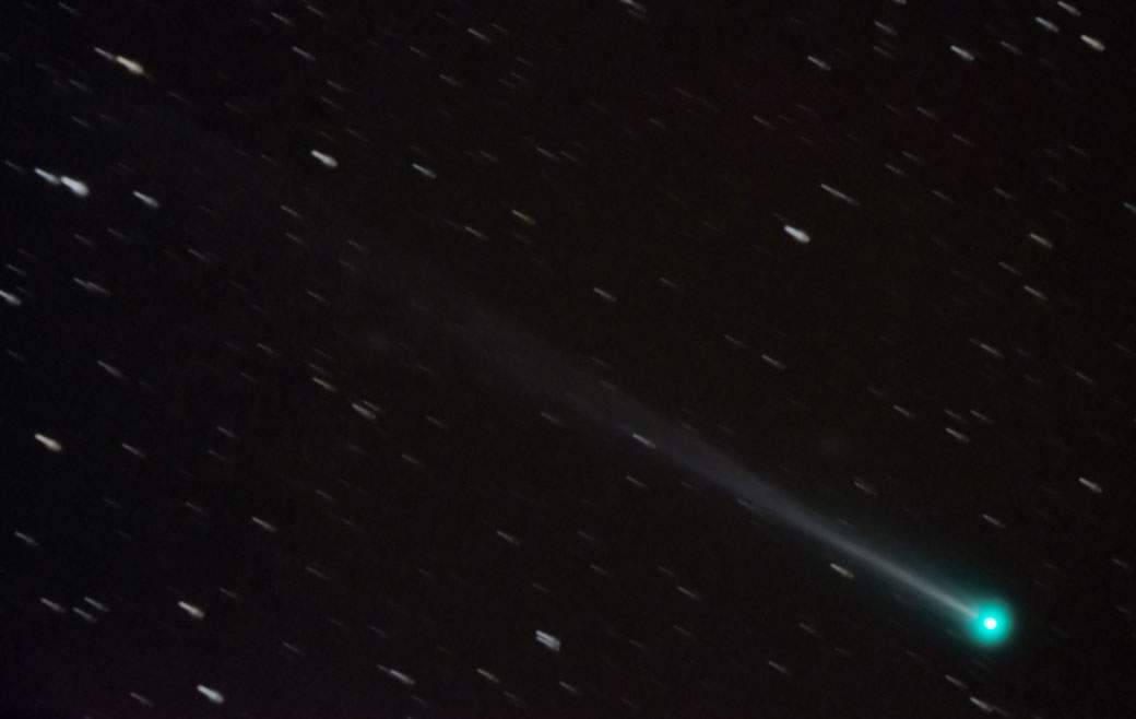 Comet ISON photographed east of Toronto on Nov. 14. (Courtesy of Malcolm Park)