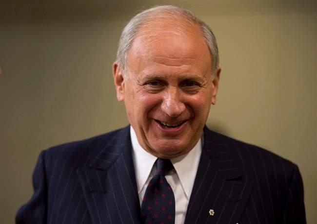 Chair of Senate Standing Committee on Banking, Trade and Commerce Irving Gerstein is seen before committee Wednesday Nov. 20, 2013 in Ottawa.