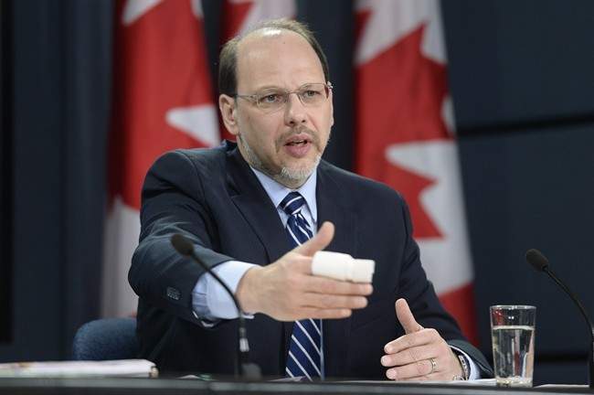 Correctional Investigator of Canada Howard Sapers speaks during a news conference in Ottawa.