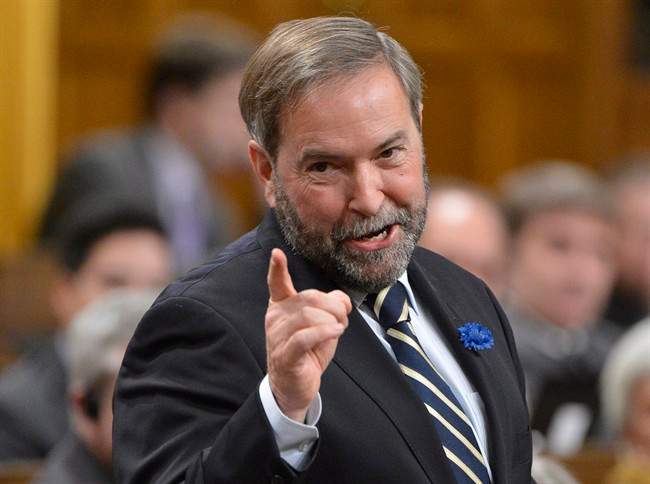 NDP Leader Tom Mulcair