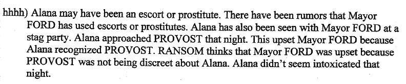Mayor Rob Ford’s staff saw him drunk, doing drugs and with suspected prostitutes: police documents - image