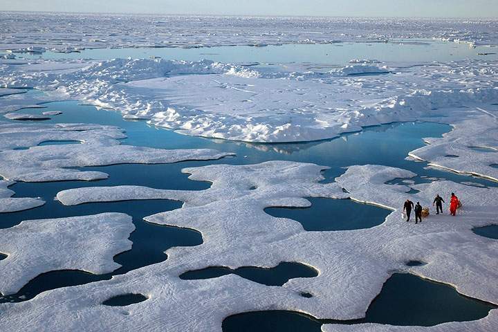 The changing face of the Arctic.