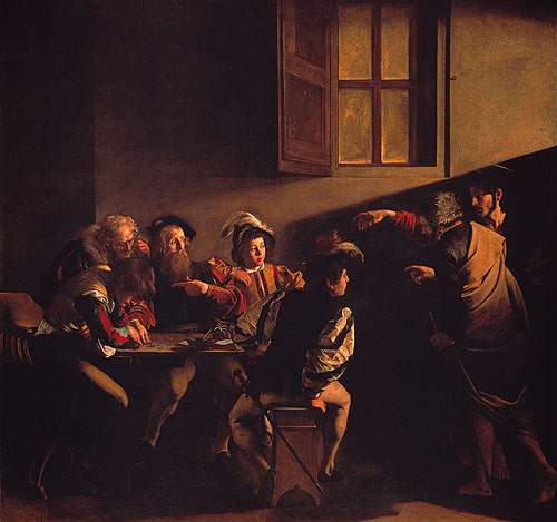 The Calling of Saint Matthew, 1598–1600 by Caravaggio | The Metropolitan Museum of Art