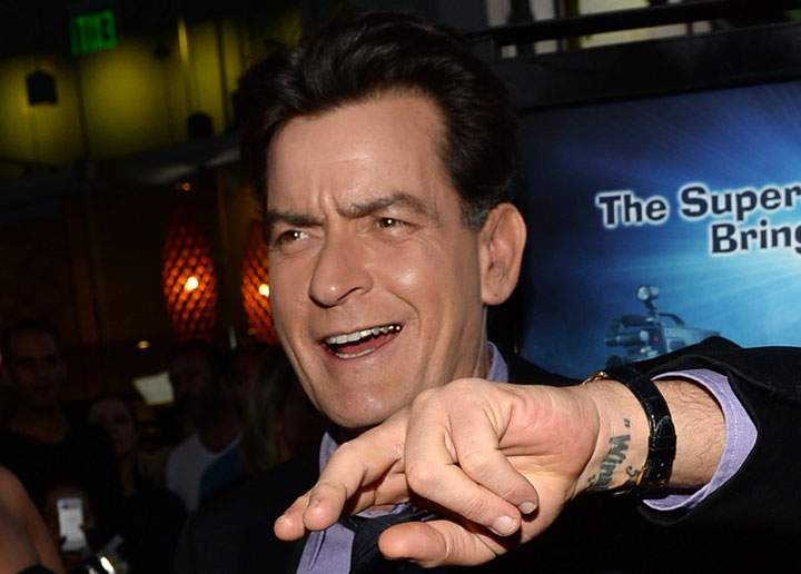 Charlie Sheen, pictured in April 2013.