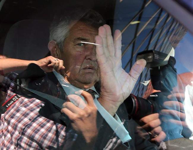 Jack King leaves the Federal Court Building in Winnipeg July 23, 2012. THE CANADIAN PRESS/Trevor Hagan.