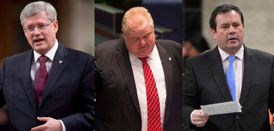 Kenney went far further than his boss did a day earlier, when Prime Minister Stephen Harper's office issued a tepid slap on the wrist to Ford after weeks of silence on a series of surreal antics that have turned the mayor into an international laughingstock.