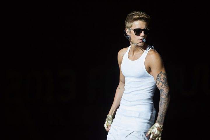 Justin Bieber pictured in September 2013. 