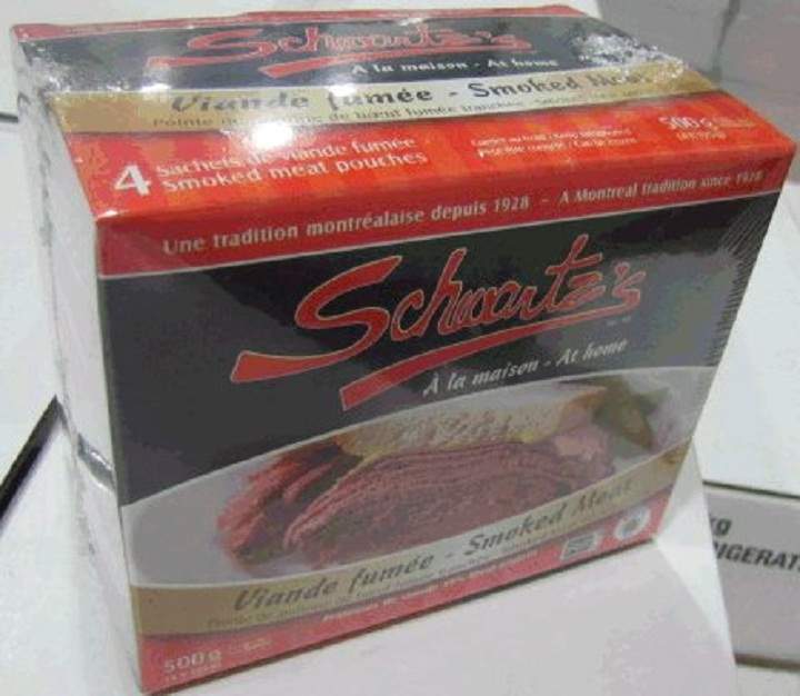 Schwartz's At Home brand Smoked Meat has been recalled due to possible Listeria monocytogenes contamination.