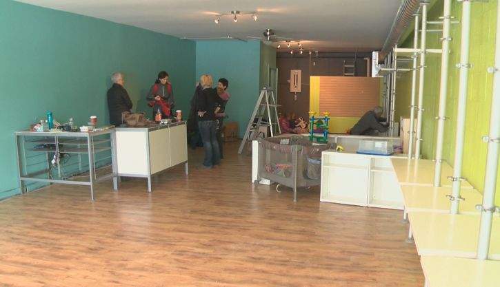 The inside of the baby store Two Mothers is still sitting empty, much to the disappointment of its owners.