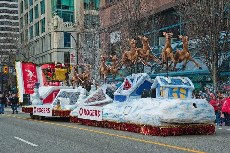 Around 300,000 people will flood downtown Vancouver for the 10th annual Santa Claus Parade Sunday Dec 1, 2013.