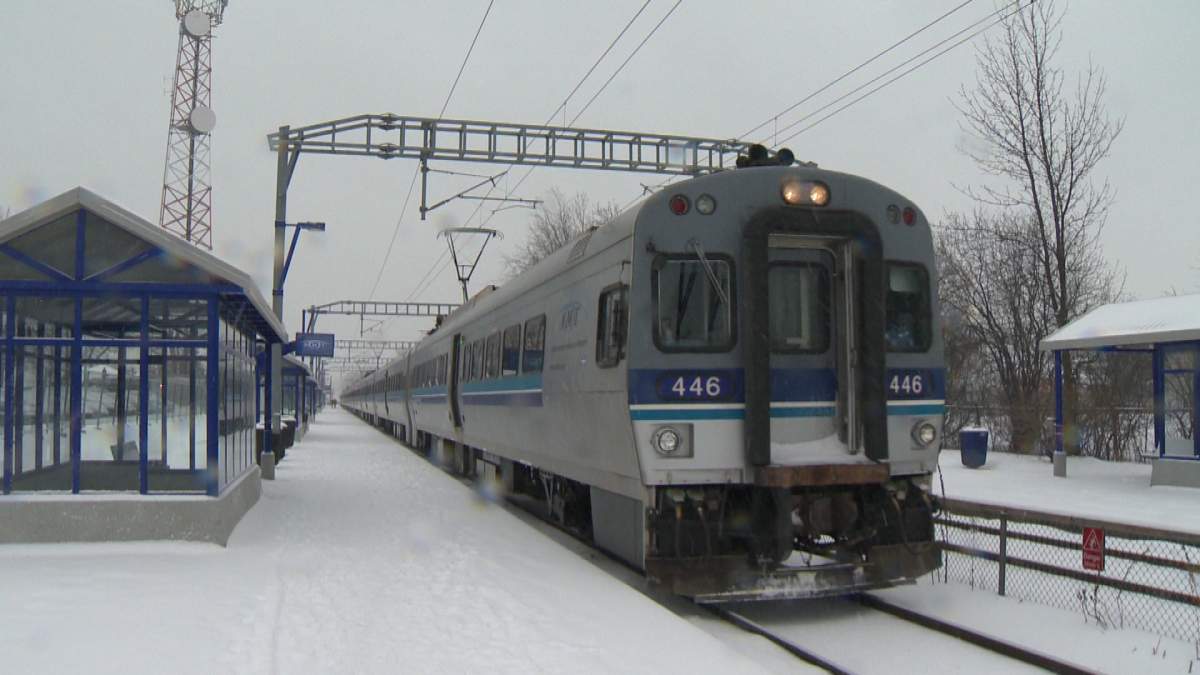 Service on Exo's Line 4 Candiac has been disrupted for a second straight day by protests in Kahnawá:ke on the morning of Tuesday, Feb. 11, 2020.